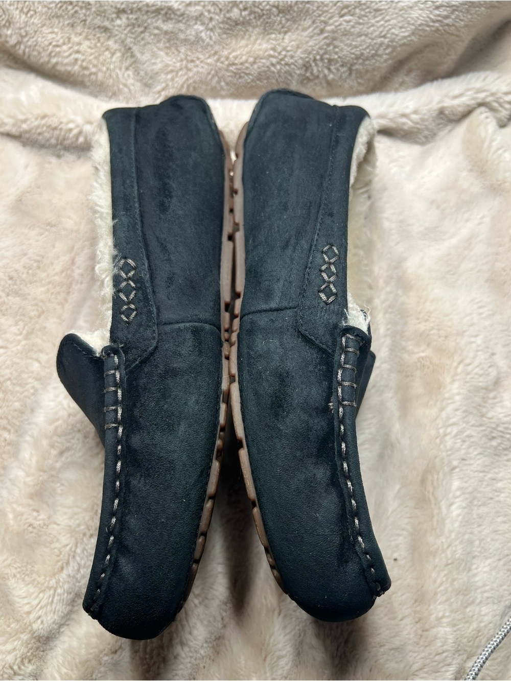 black UGG Ansley slippers women’s Size 10 - Picture 2 of 7